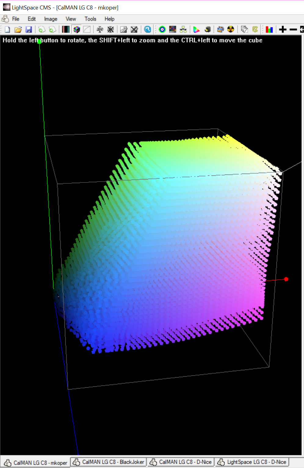 LG_C8_CalMAN_vs._LightSpace_3D_LUT_Comparison_01