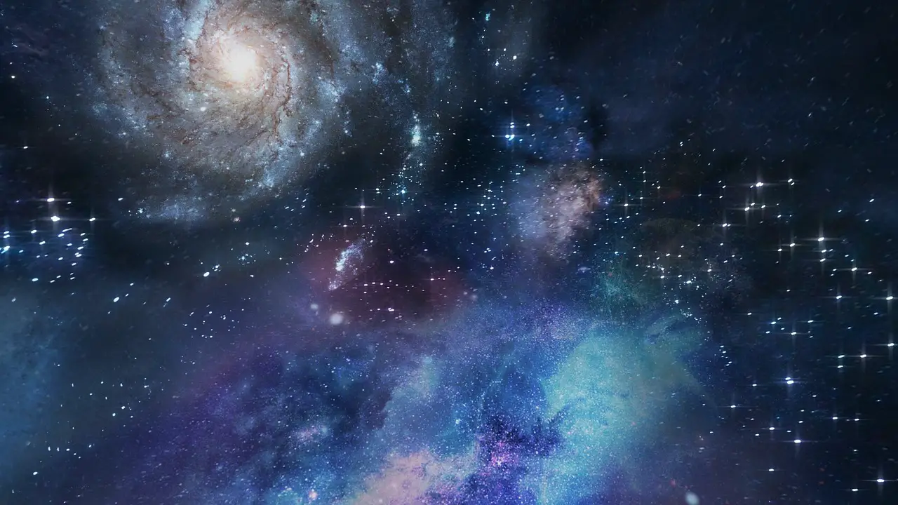 Ma imagem que mostre um espectro vibrante de cores, transitando perfeitamente de um tom para outro