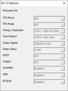 six-g options